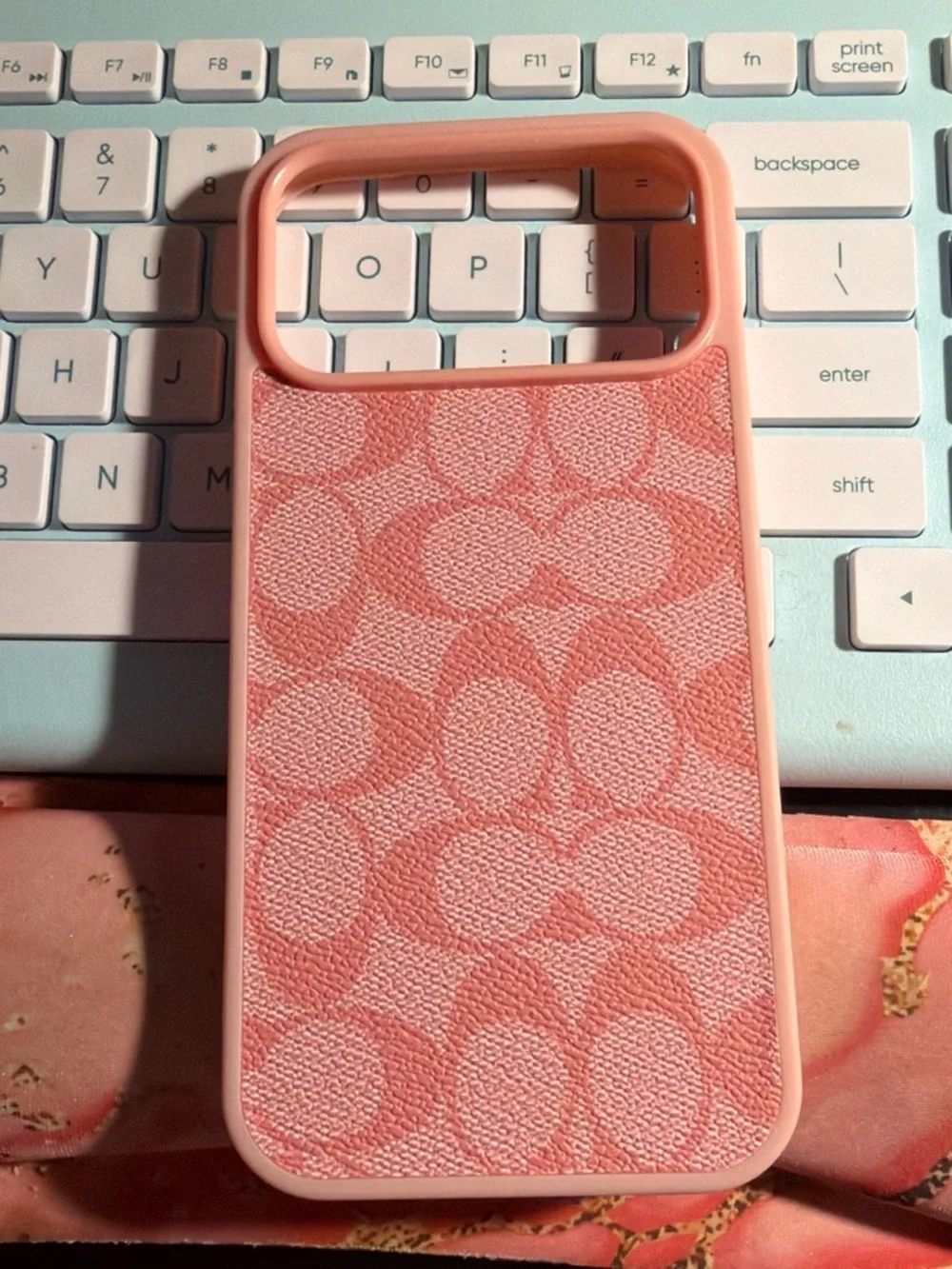 Pink Silicone Phone Case for iPhone 17 Pro Max